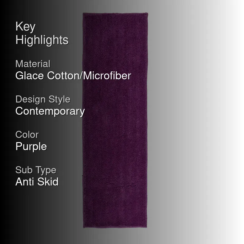 Sofstep Micro Fiber Runner Rug - Purple media 2