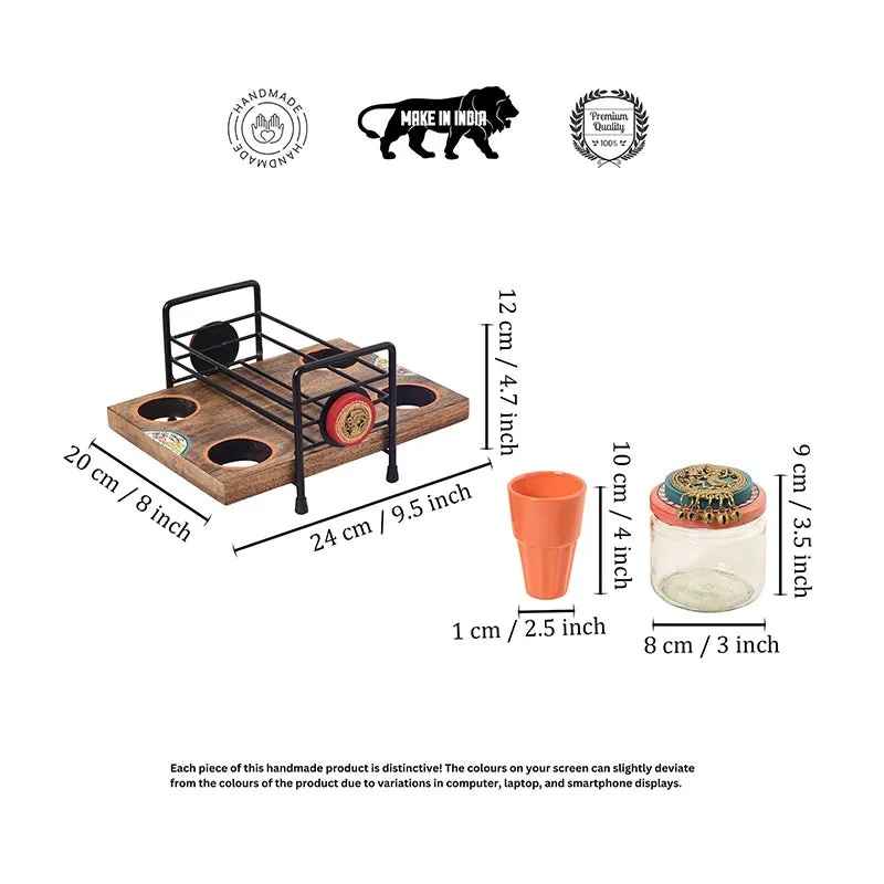 Ritika Jar Set With Tray - Seven Piece Set media 6
