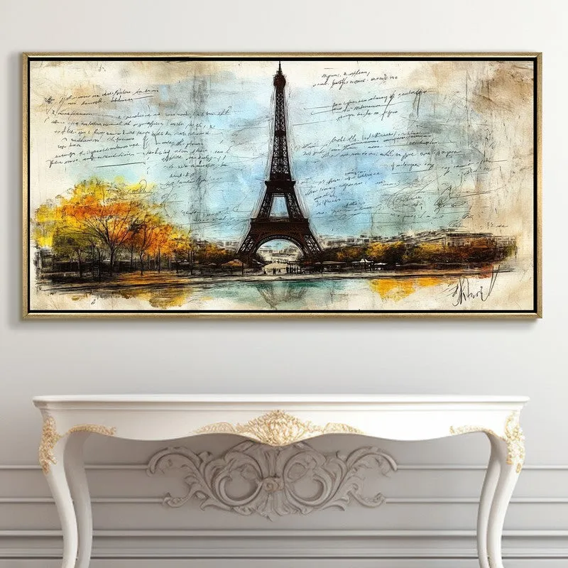 Parisian Canvas Wall Painting With Frame media 5