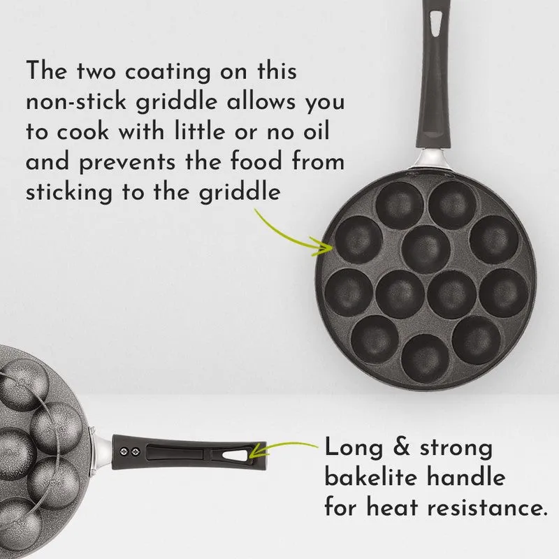 Classic Non-Stick Paniyaram Pan With Lid media 6