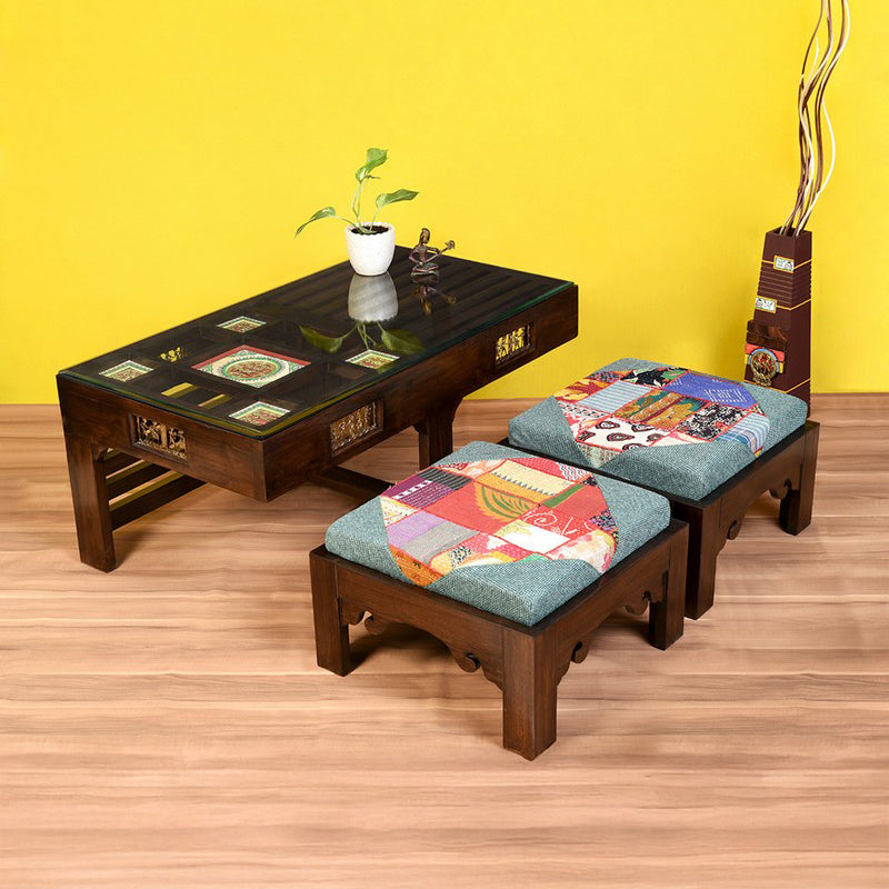 Zenga Teak Wood Center Table