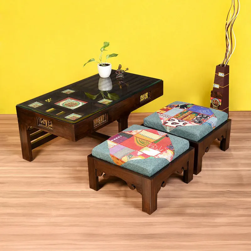 Zenga Teak Wood Center Table media 1