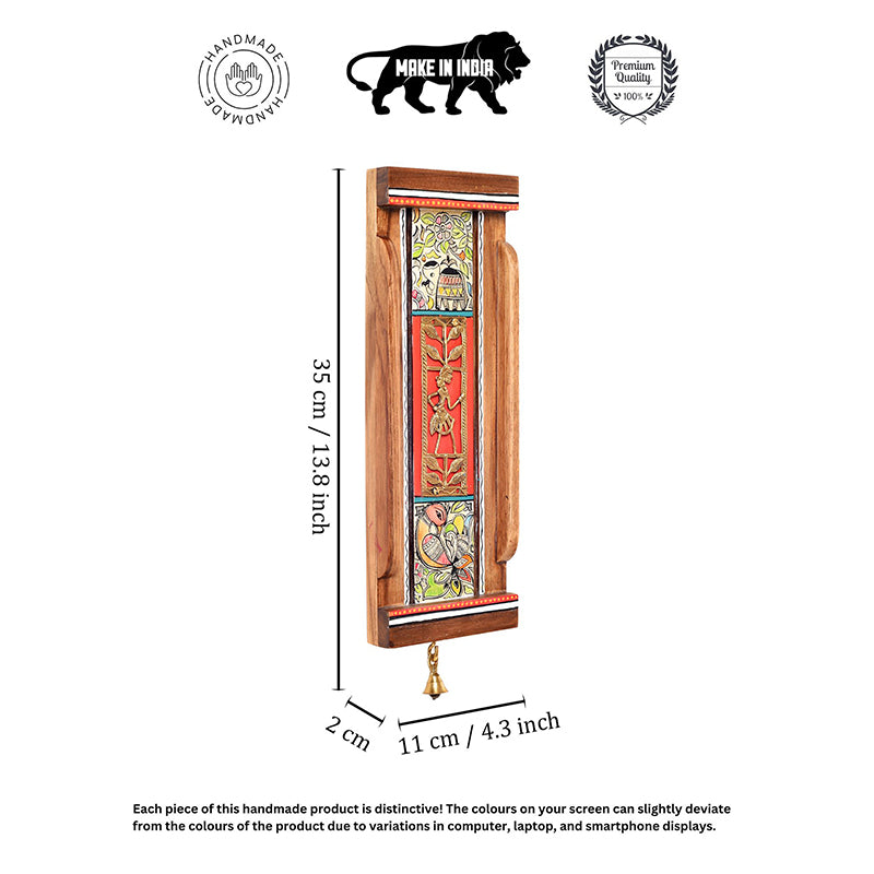 Mati Kala Wooden Wall Accent - Red media 6
