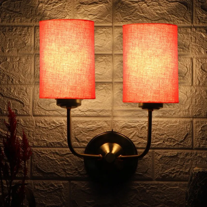 Lumoire Duo Metal Wall Lamp - Gold,Orange media 4