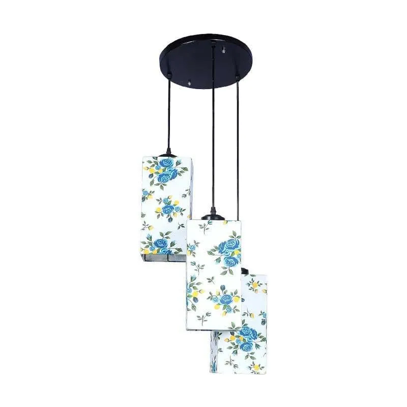 Blue Fleur Cluster Ceiling Lamp media 5