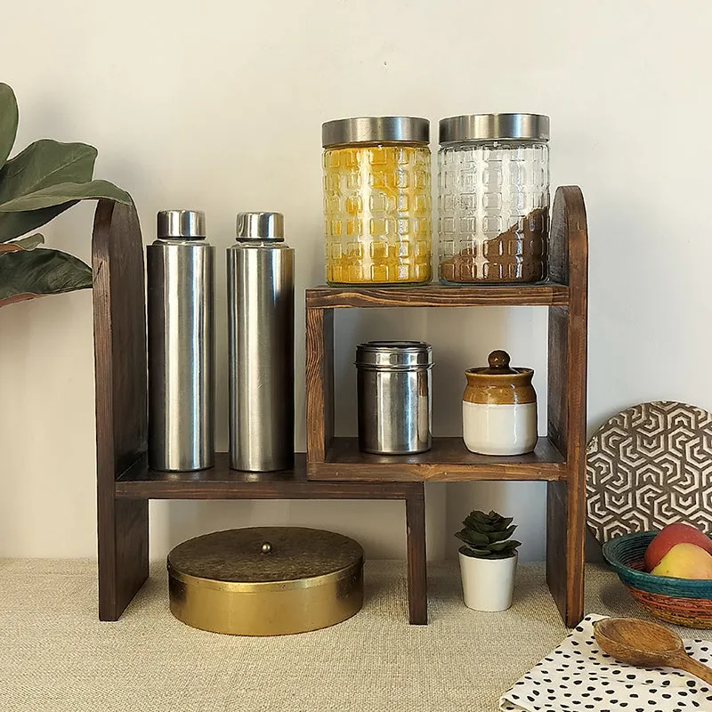 Astris Wooden Kitchen Countertop Organiser media 5