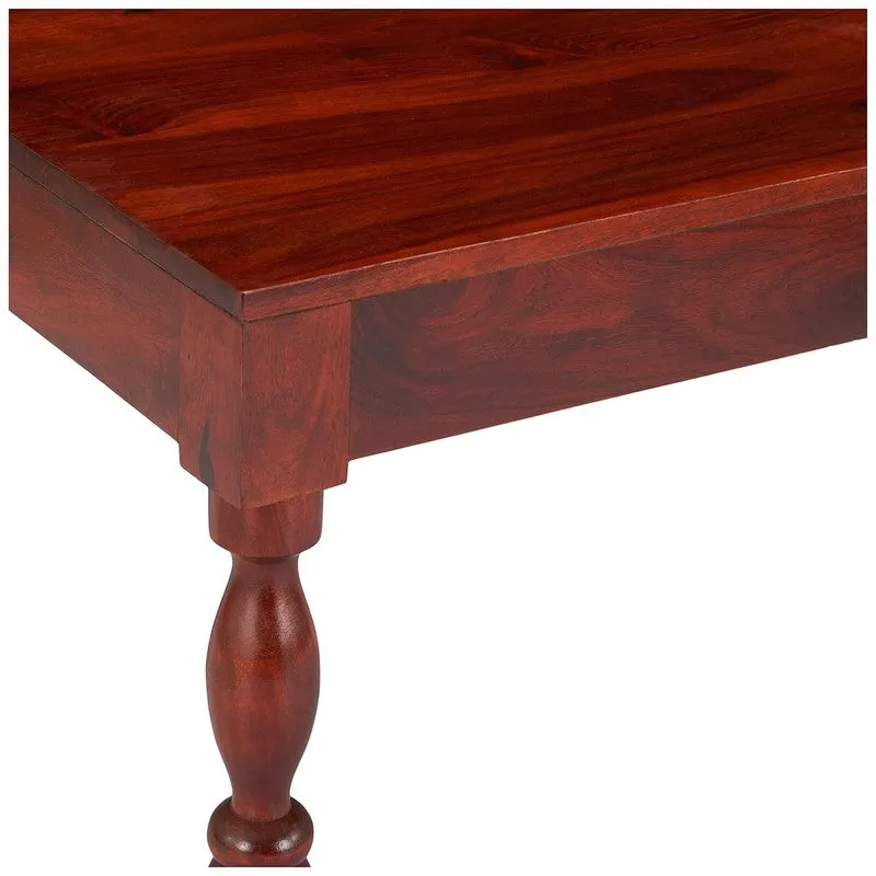 Oervon Sheesham Wooden Center Table - Red media 7