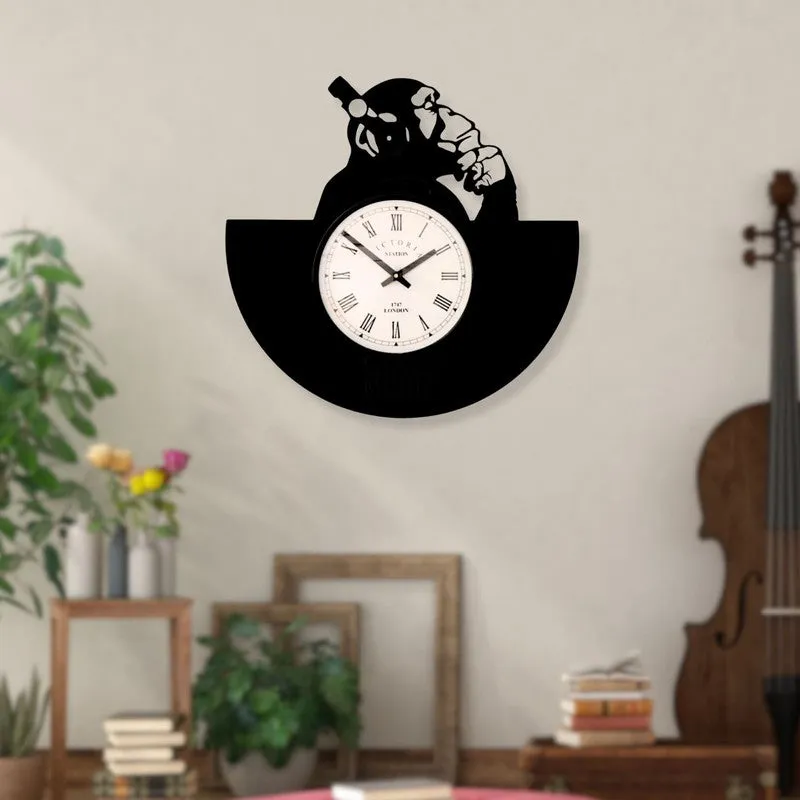 Flash Steel Analog Wall Clock - Black media 3