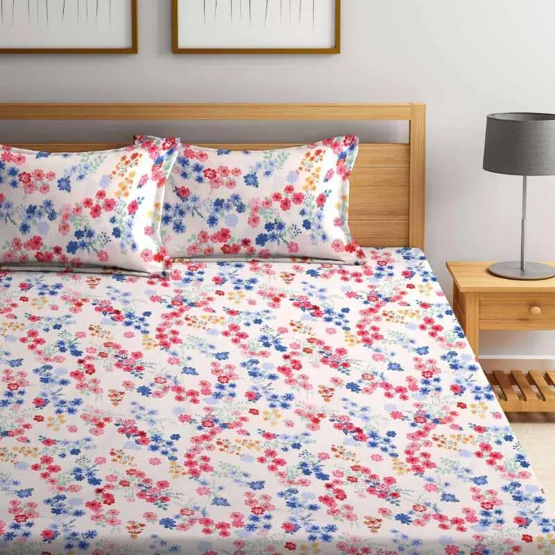 Miniature Florals Printed Bedsheet - 150 GSM media 3