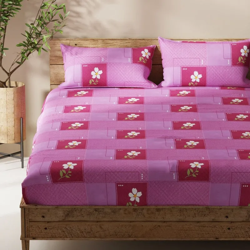 Ruvin Bedsheet (Pink) - 115 GSM media 4