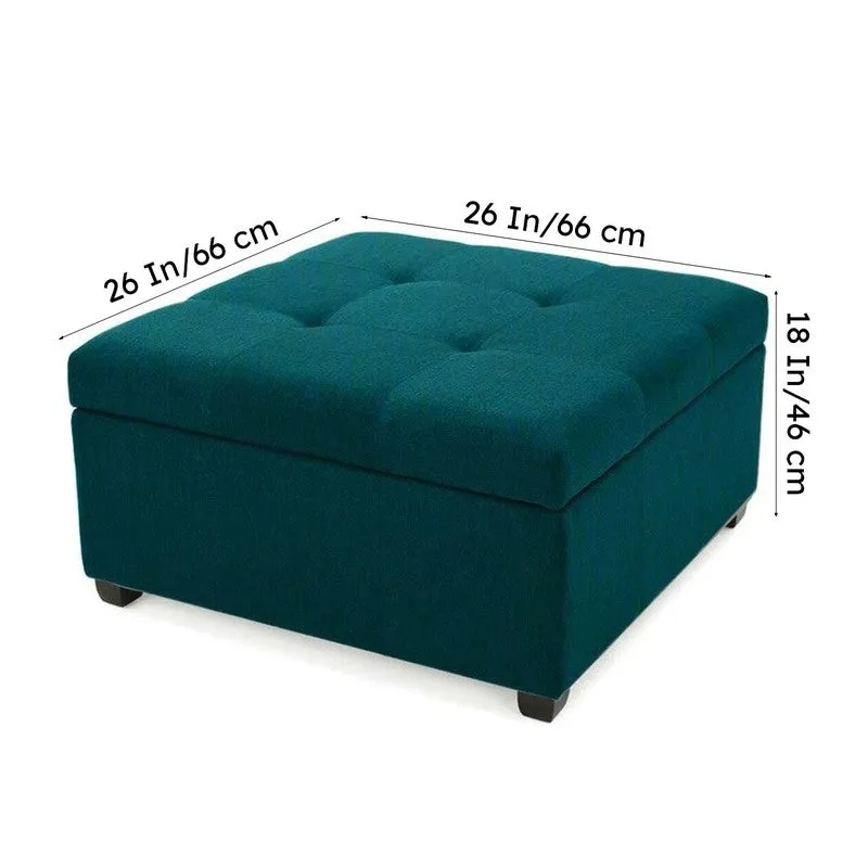 Uvaro Comelo Ottoman - Green media 10