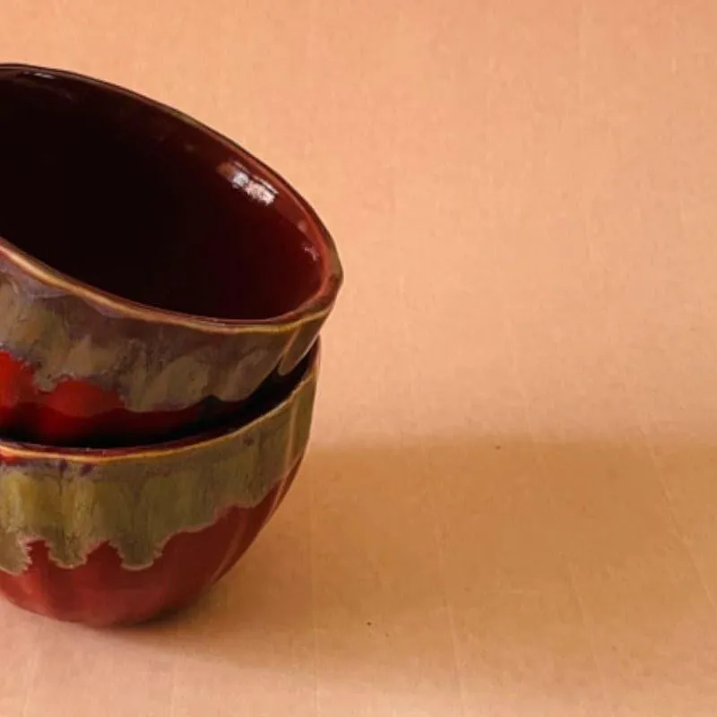 Leno Snack Bowl Red - 200 ML Each media 4