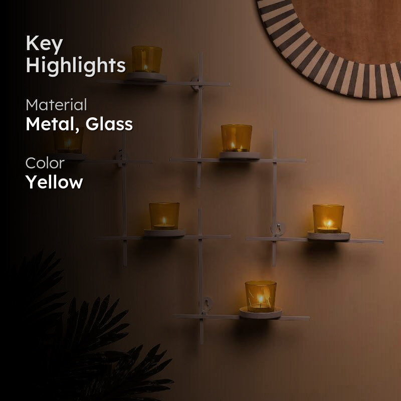 Terra Luminaire Votive Trio (Yellow) - Set Of Two media 2