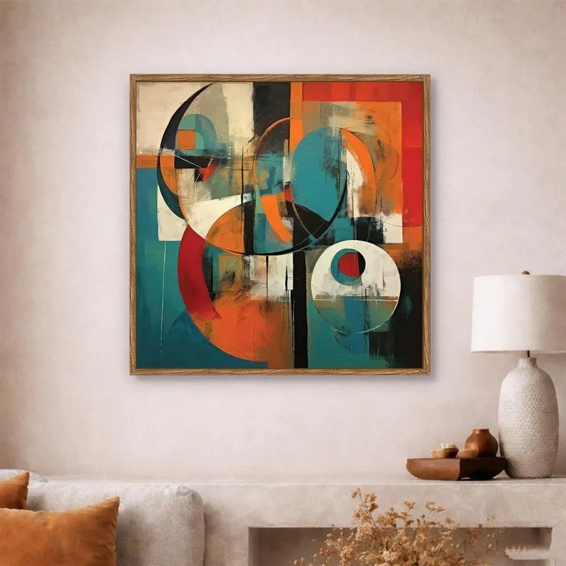 Pattern Spirit Canvas Wall Art With Frame media 3