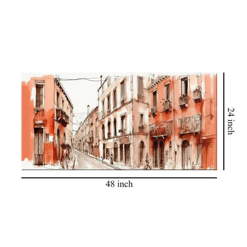 Historic European Street Wall Painting media 7