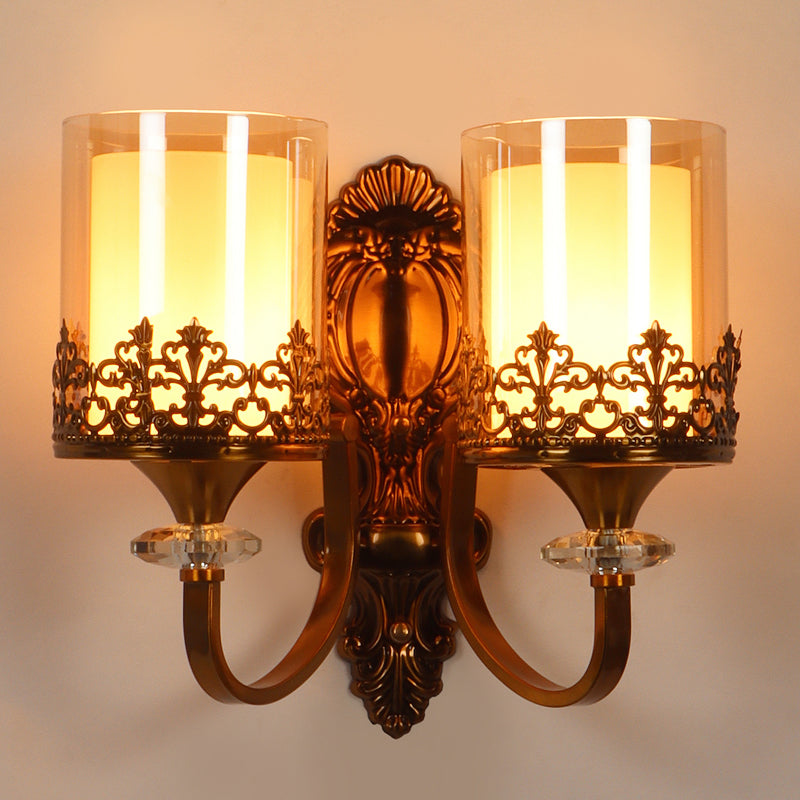 Epoch Iron Wall Lamp With Glass Shade media 5