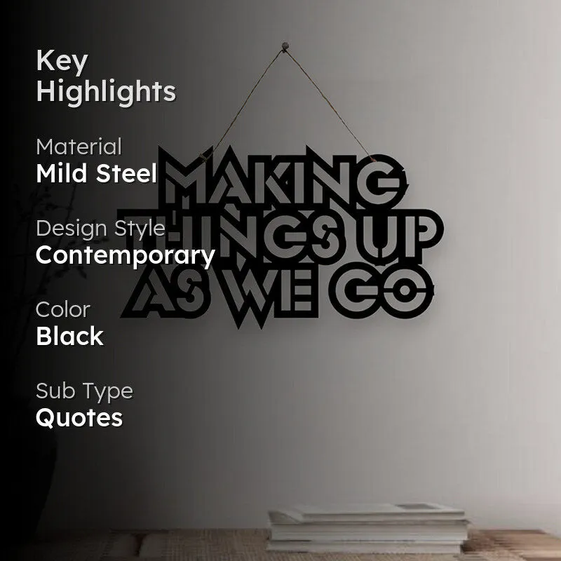Making Things Up Mild Steel Wall Accent media 2