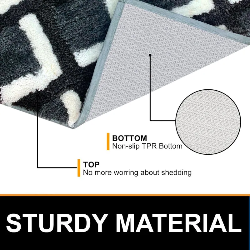 Soft Treads Microfiber Bath Mat - Grey media 6