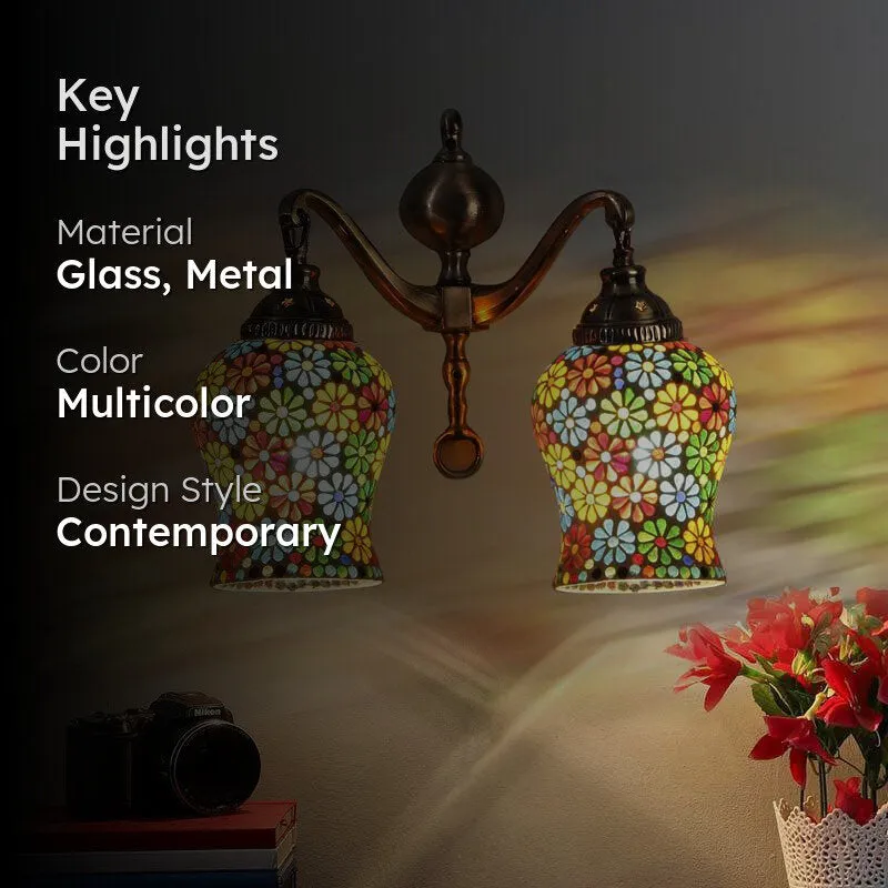 Kaladarpana Metal Mosaic Wall Lamp media 2