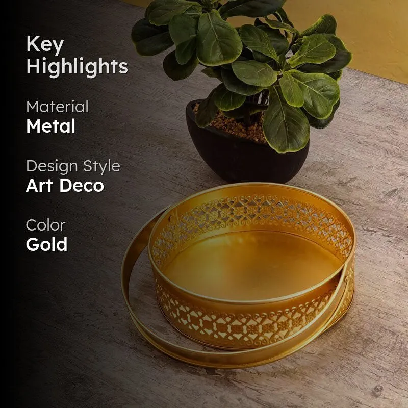 Golden Bling Basket Tray media 2