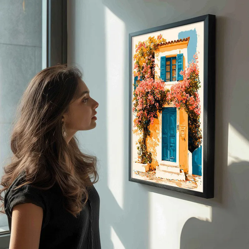 Island Vibes Canvas Wall Painting - Black Frame media 5