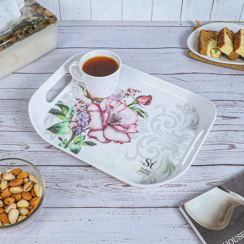 Rosewood Path Melamine Serving Tray - 5