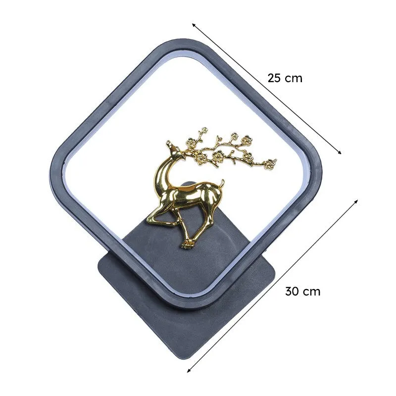 Stag Black Iron Wall Lamp media 8