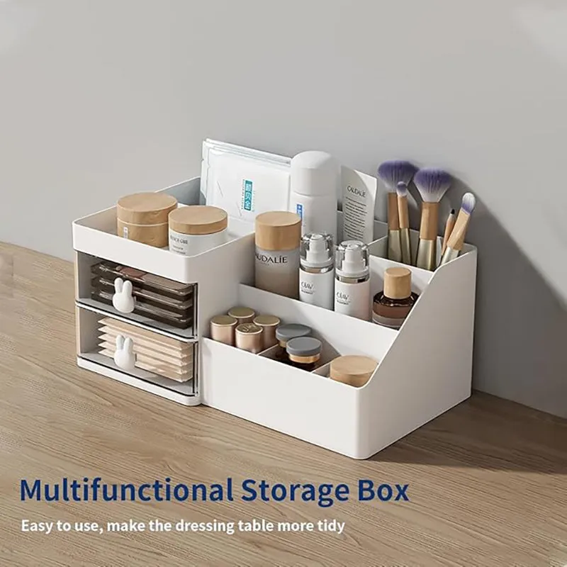 Organin Makeup Organizer - White media 3
