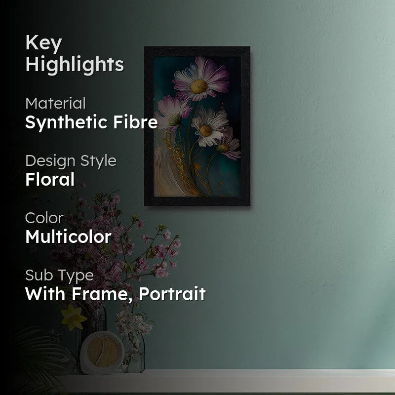 Brushed Buds Wall Painting media 2