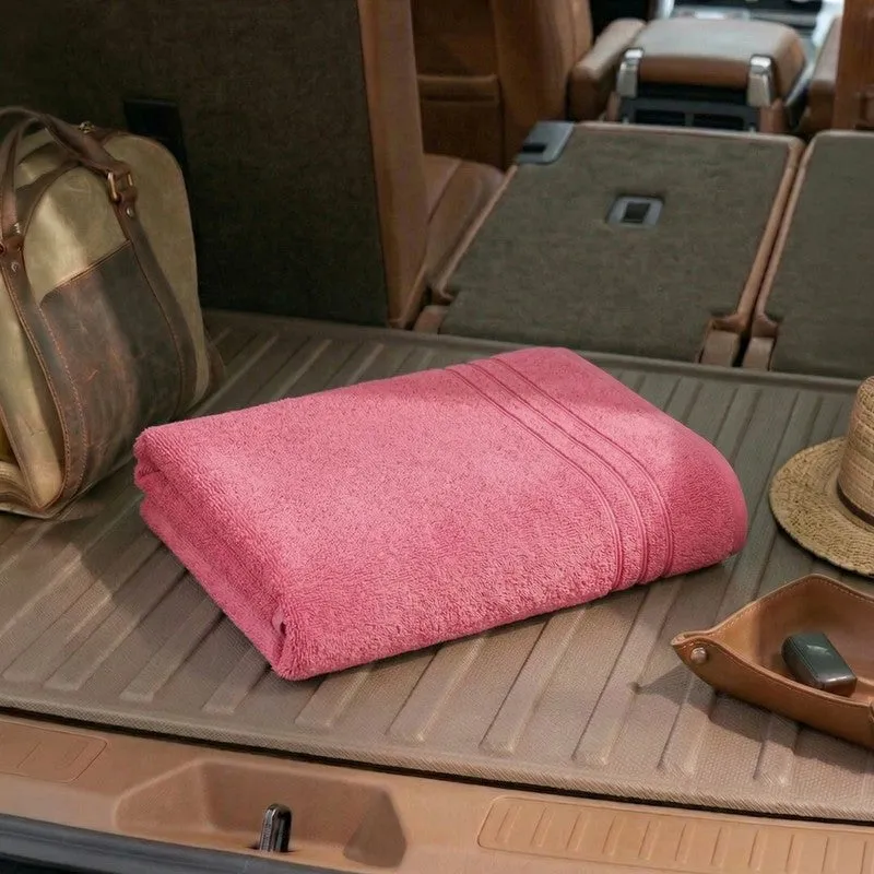 Monte Carlo Clean Wrap Pure Cotton Bath Towel - Pink media 3