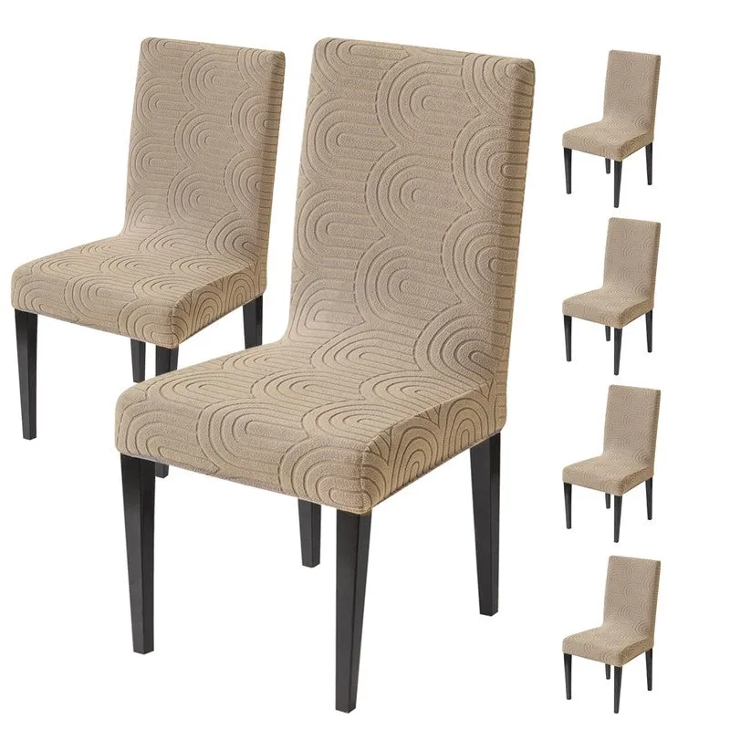 Nexo Fit Chair Cover (Beige) - Set Of Six media 3
