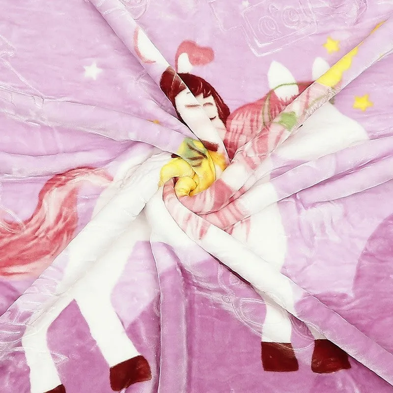 Monte Carlo Unicorn Dreamscape Kids Blanket - 600 GSM media 6