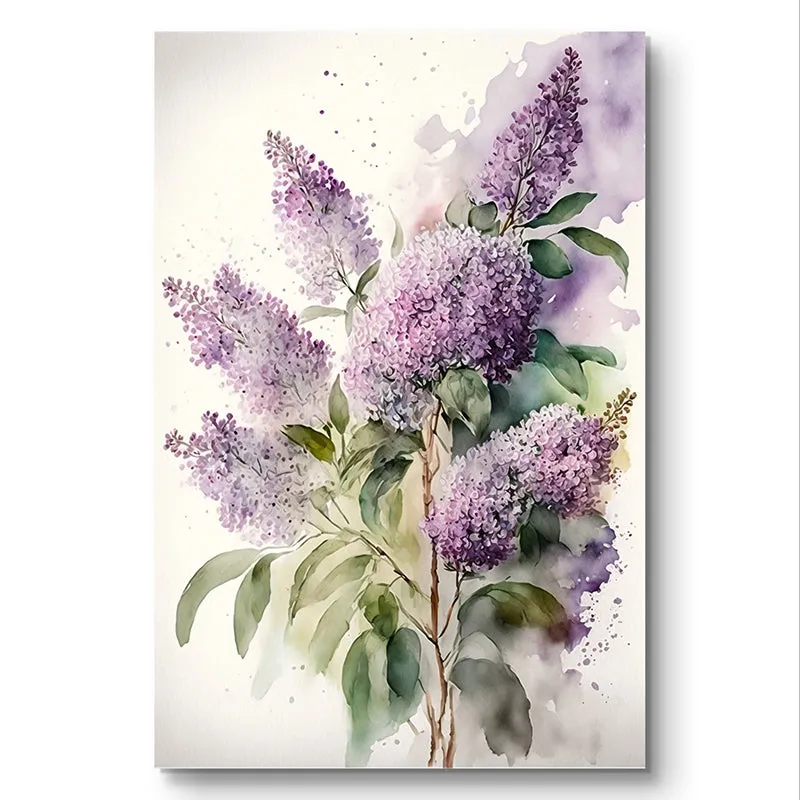 Blooming Lavender Canvas Wall Painting media 3