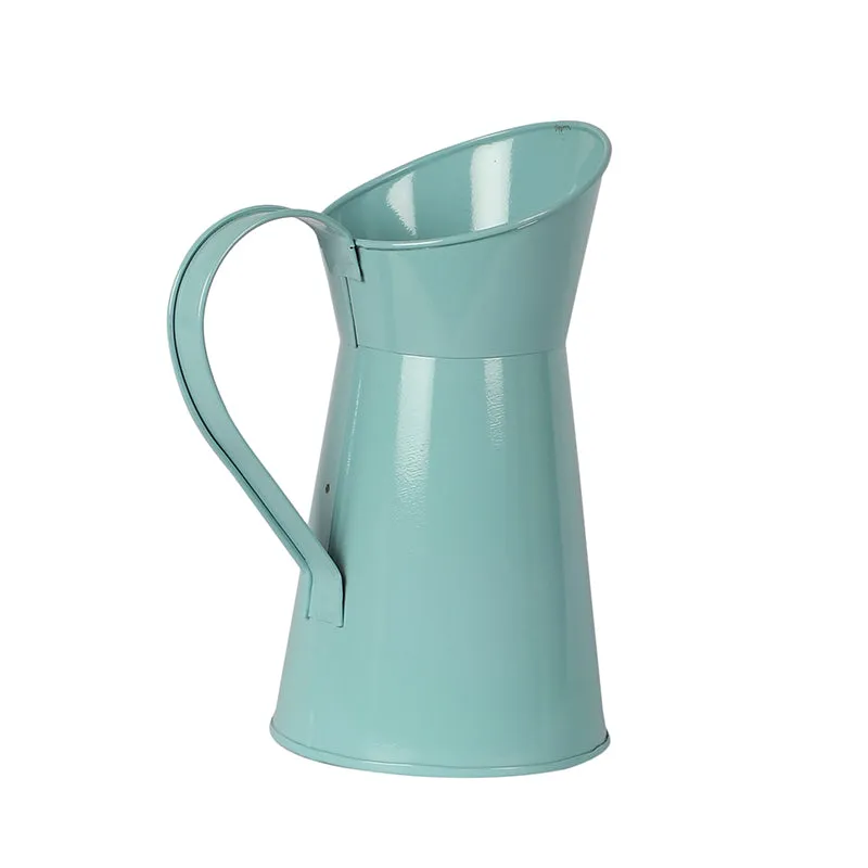 Pitcher Perfect Iron Planter (Blue) - Set Of Two media 4
