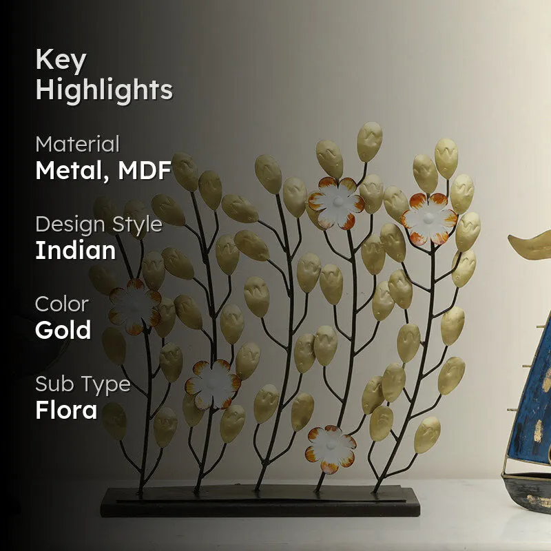 Forged Foliage Metal Showpiece media 2