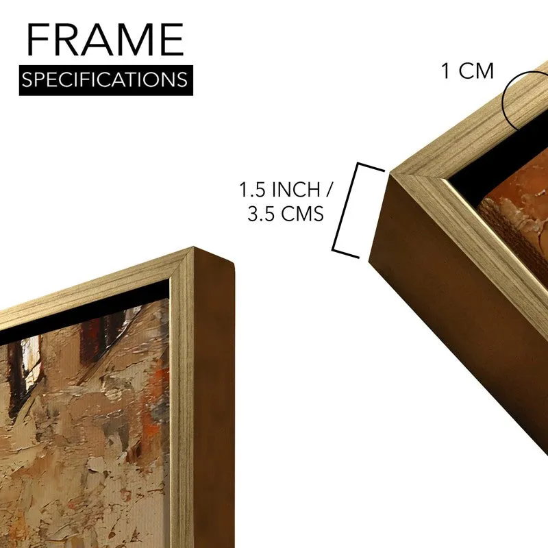Lantern Walk Canvas Wall Painting With Frame media 8