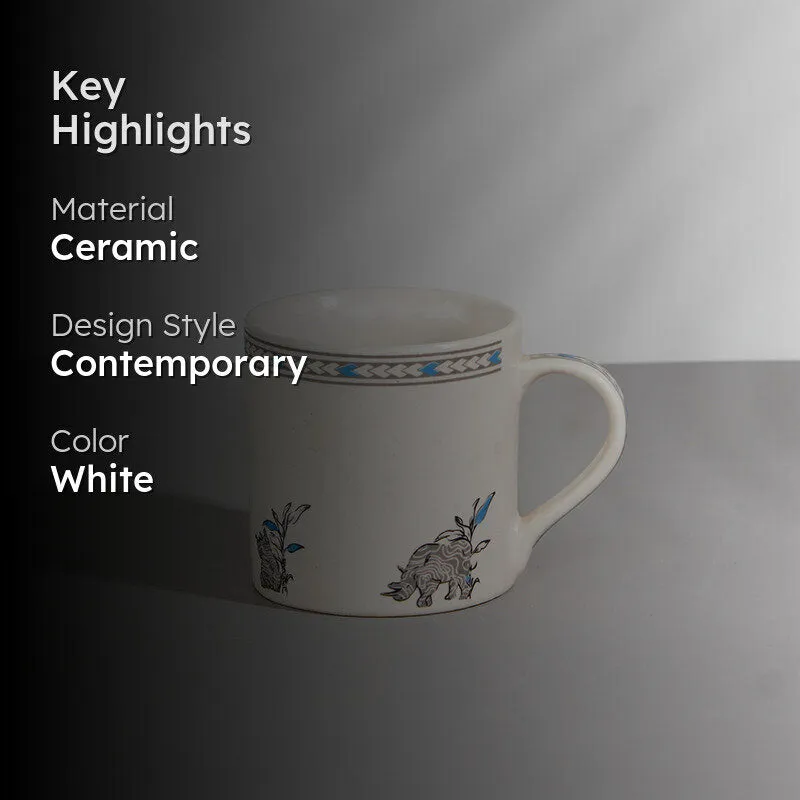 Rhino Ceramic Coffee Mug (300 mL) media 2