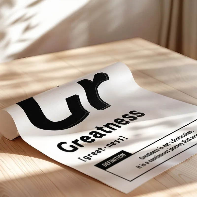 Elemental Greatness Wall Poster media 7