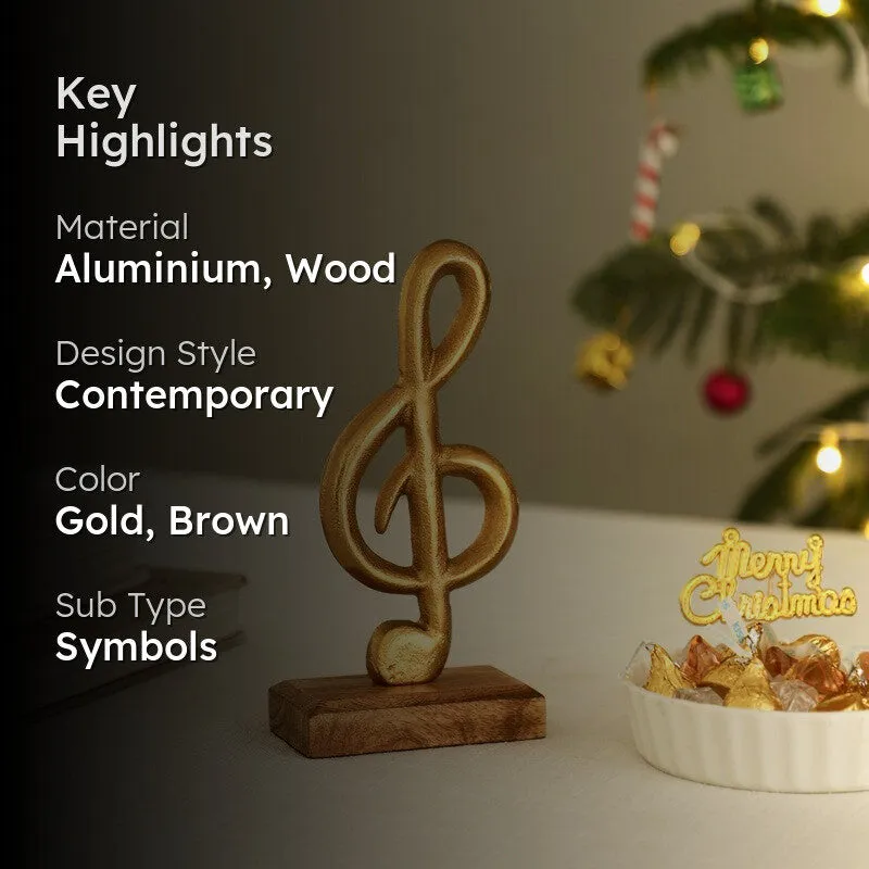 Music Aluminum Aura Table Showpiece media 2
