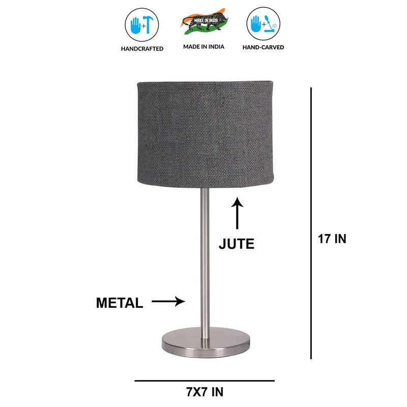 Noctra Form Glow Metal Table Lamp - Grey media 8