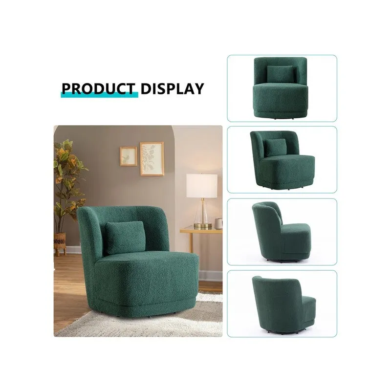 Urbano Neem Wood Accent Chair - Green media 7