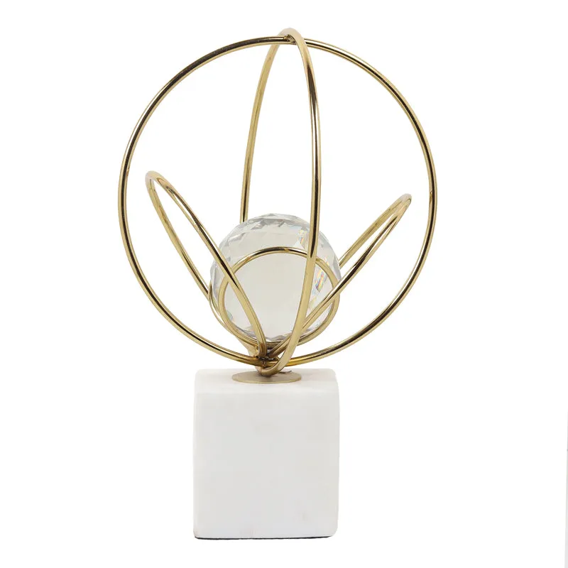 Crystal Elysian Showpiece - Gold media 3