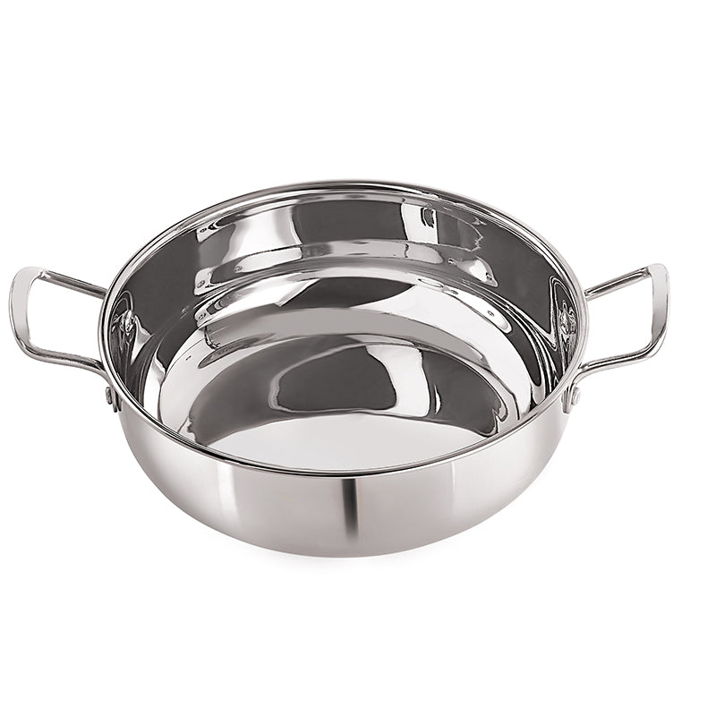 Nirlon Stainless Steel Kadhai (4100 mL) - 10 Inches image 6