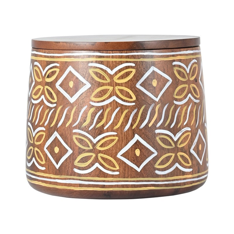Mandira Pooja Stool With Storage media 4