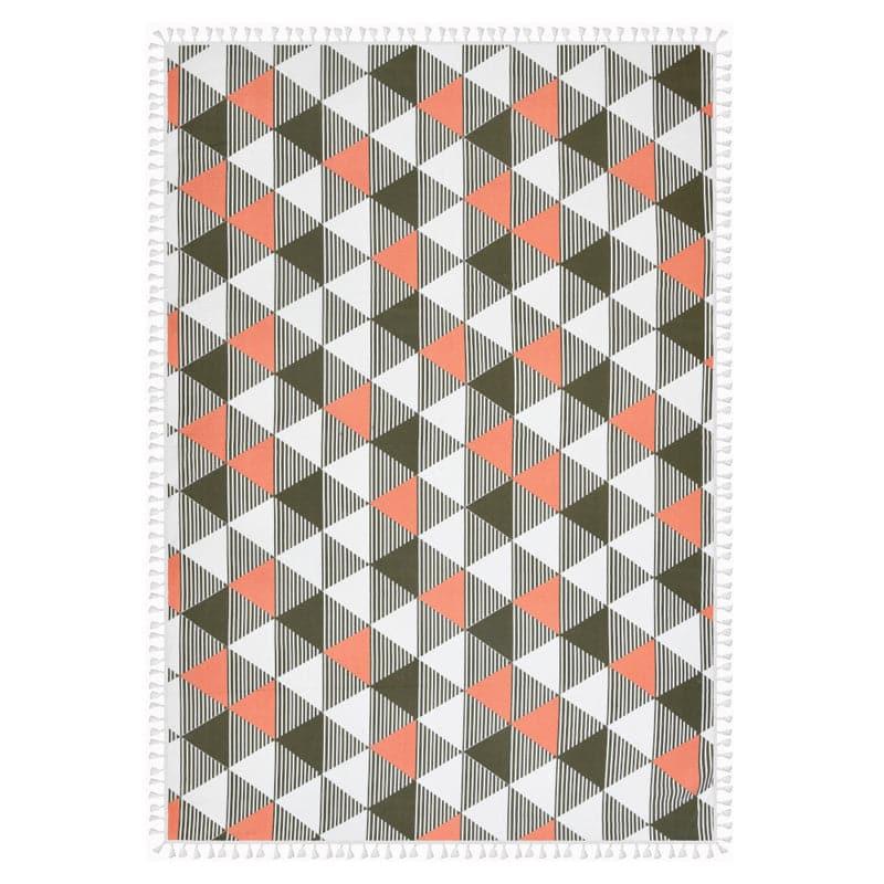 Merada Geometric Table Cover - Peach media 5