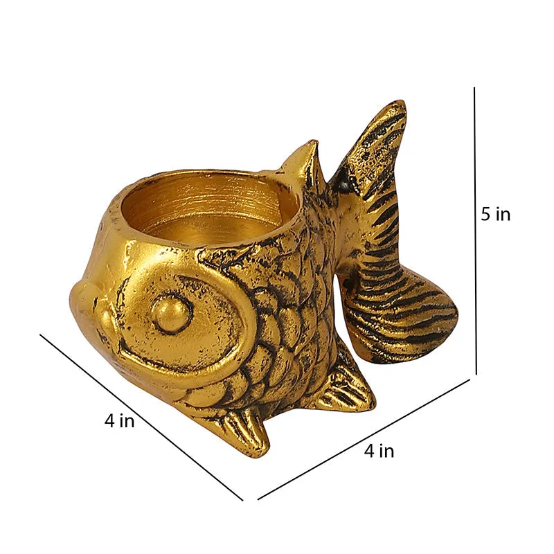 Matsya Tea Light Holder - Set Of Two media 9