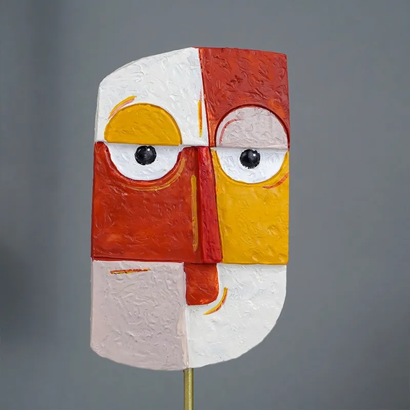 Faces of Form Abstract Art Showpiece - Multicolor media 6