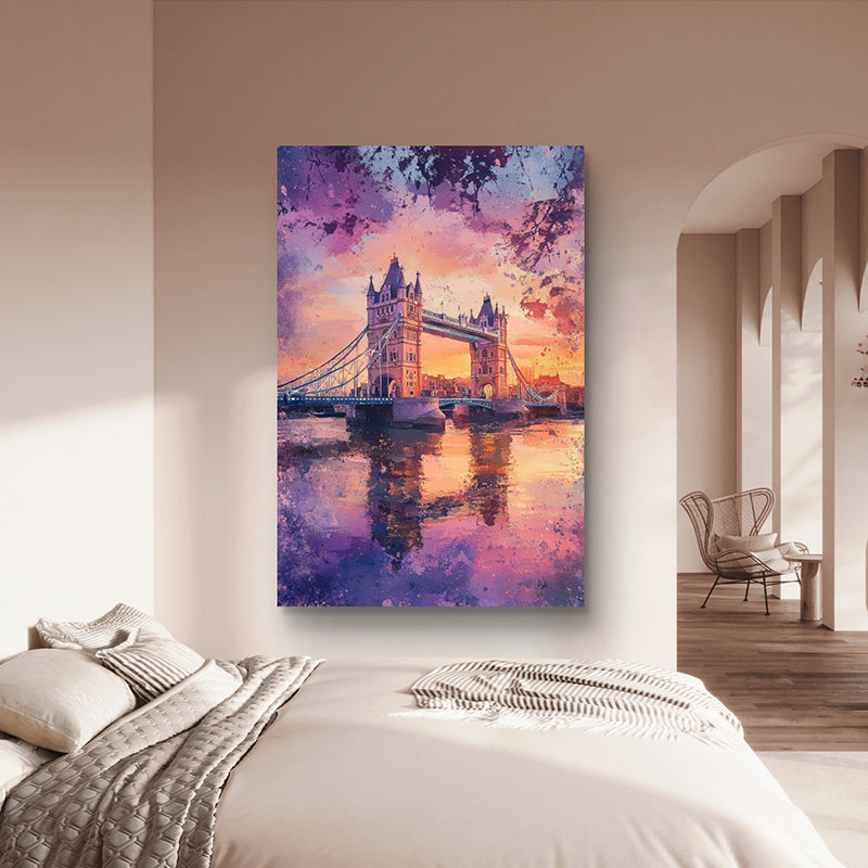 Tower Bridge Colors Wall Painting
