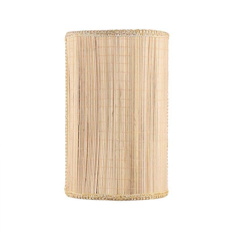 Hemisphere Bamboo Wall Lamp - Beige media 6