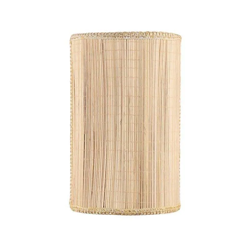Hemisphere Bamboo Wall Lamp - Beige media 6